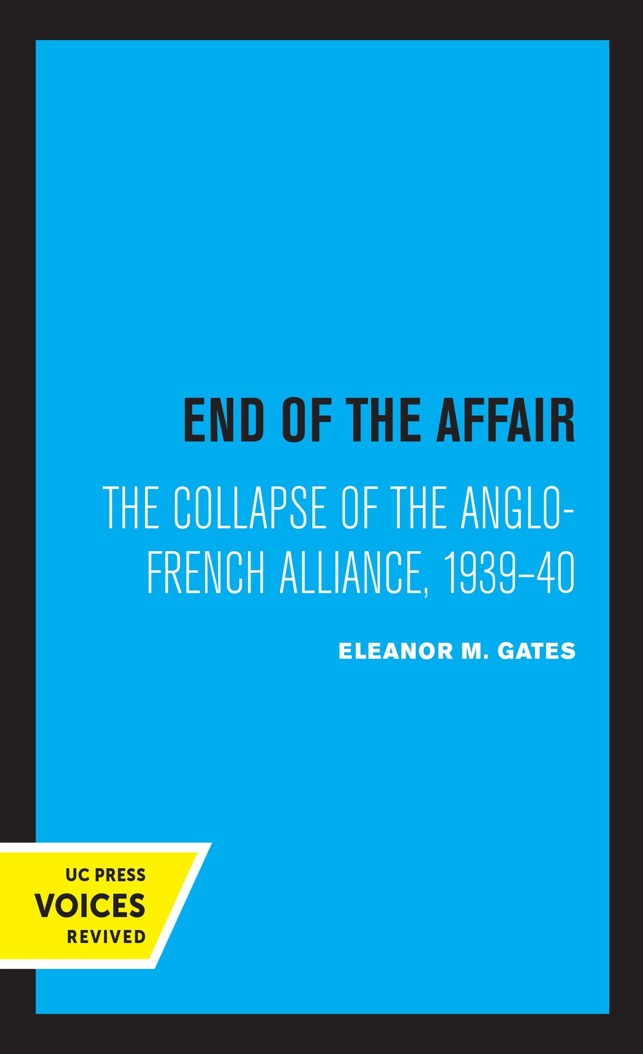 Cover image for End of the Affair ISBN 9780520313712